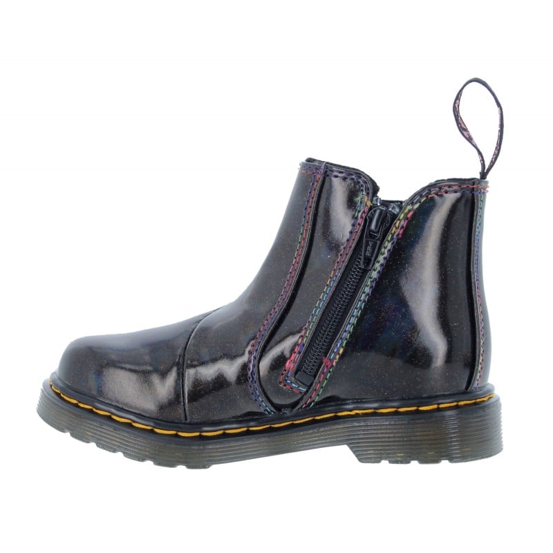 Dr. martens junior 2976 hotsell patent chelsea boot black